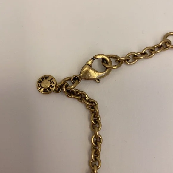 J. Crew Blue Crystal rhinestone Statement Necklace - EUC - Picture 4 of 4